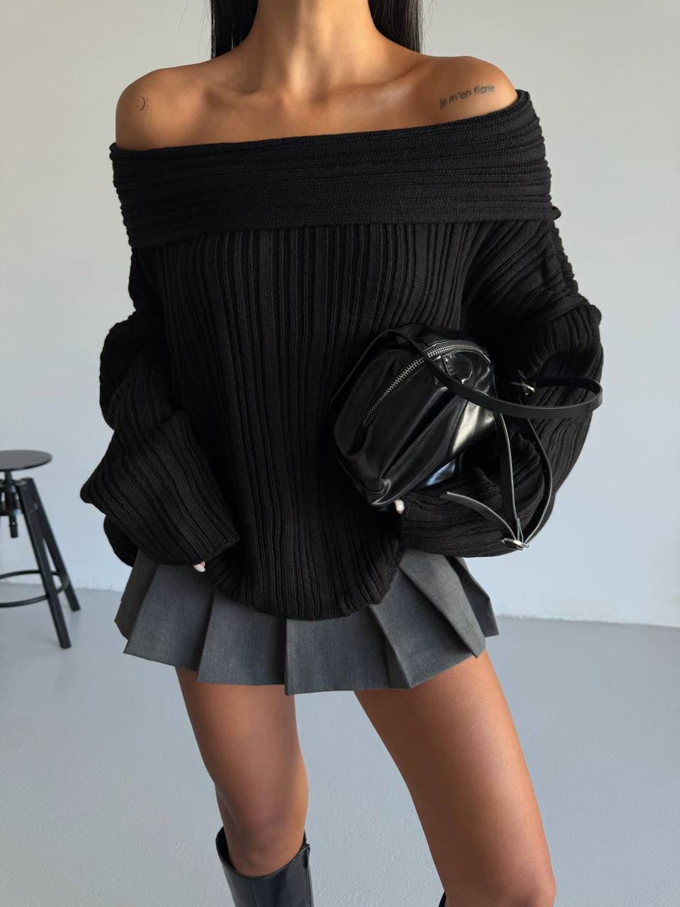 Muse Off-Shoulder Knit